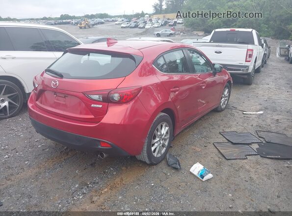 JM1BM1M79G1322232 2016 MAZDA 3 Red Задня права чверть