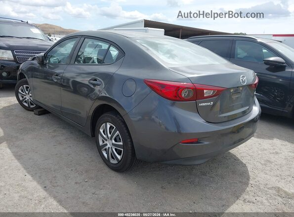 JM1BM1T7XG1282406 2016 MAZDA 3 Gray Trasero izquierdo