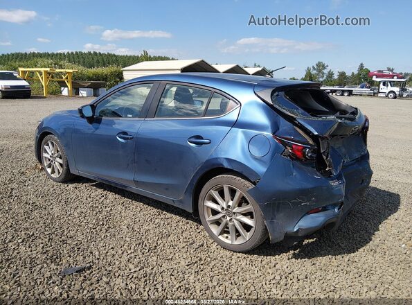 JM1BN1L77H1128640 2017 MAZDA 3 Blue Задня ліва чверть