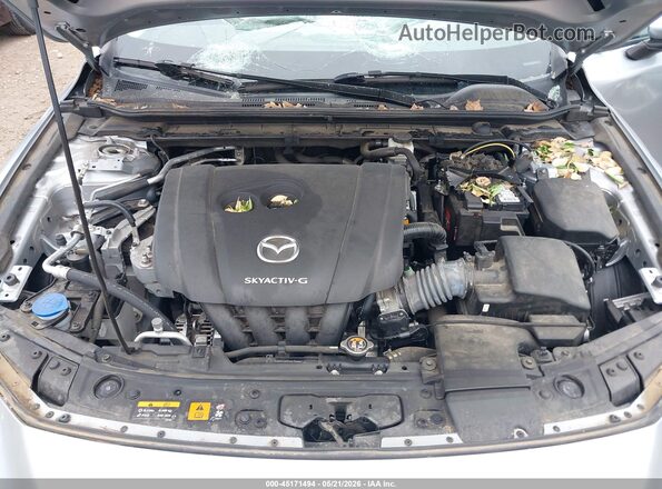 JM1BPAA72M1334309 2021 MAZDA 3 Silver Հետևի տեսք