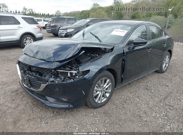 JM1BPAAL1T1871085 2026 MAZDA 3 Dark Blue Առջևի ձախ երեք քառորդ տեսարան