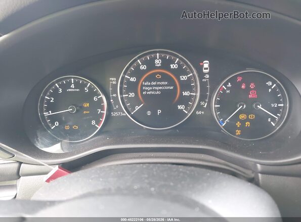 JM1BPABL6M1344949 2021 MAZDA 3 Blue Հետևի նստատեղերի տեսք
