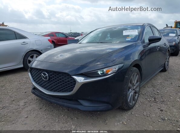 JM1BPABL8M1320667 2021 MAZDA 3 Черный Передняя левая четверть