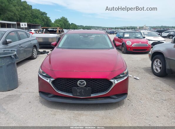 JM1BPACL0K1111080 2019 MAZDA 3 Red Widok wnętrza z tyłu
