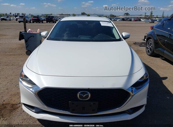 JM1BPACL2K1111145 2019 MAZDA 3 White Vista del cuadro de instrumentos