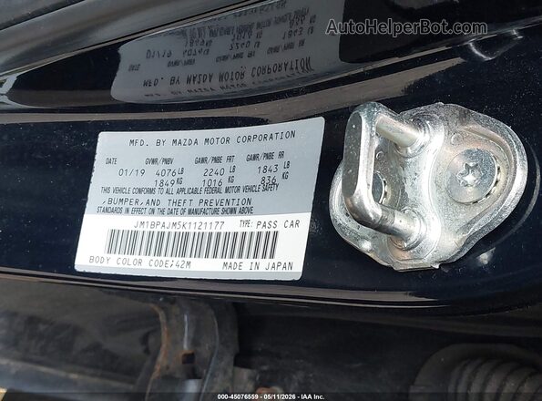 JM1BPAJM5K1121177 2019 MAZDA 3 Navy ძრავის განყოფილების ხედი