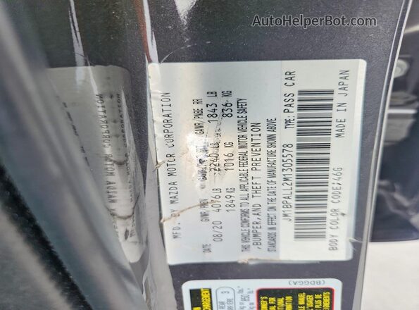 JM1BPALL2M1305578 2021 MAZDA 3 Gray 