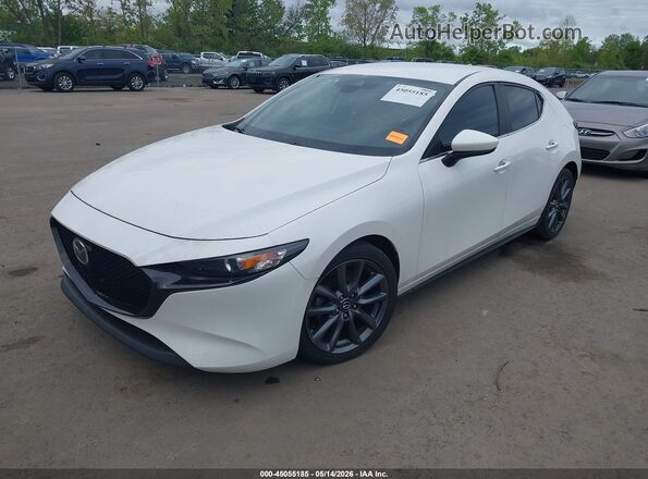 JM1BPALM0K1109063 2019 MAZDA 3 Белый Передняя левая четверть
