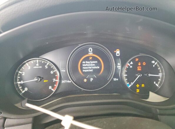JM1BPALM7R1654607 2024 MAZDA 3 Blue Vista del cuadro de instrumentos