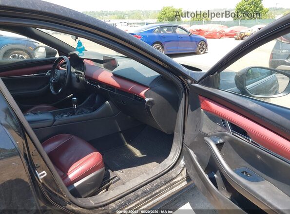 JM1BPAML7M1340065 2021 MAZDA 3 Black Вид салону спереду