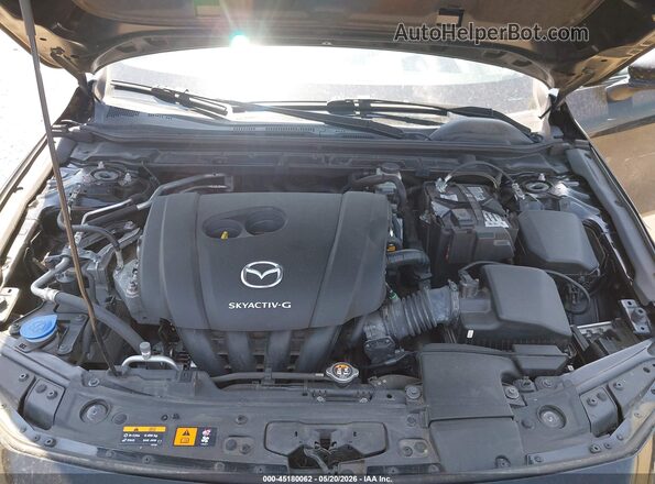JM1BPAML7M1340065 2021 MAZDA 3 Black Вид ззаду
