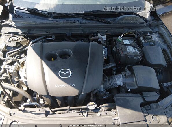 JM1BPAMM3K1141973 2019 MAZDA 3 Black Widok z tyłu