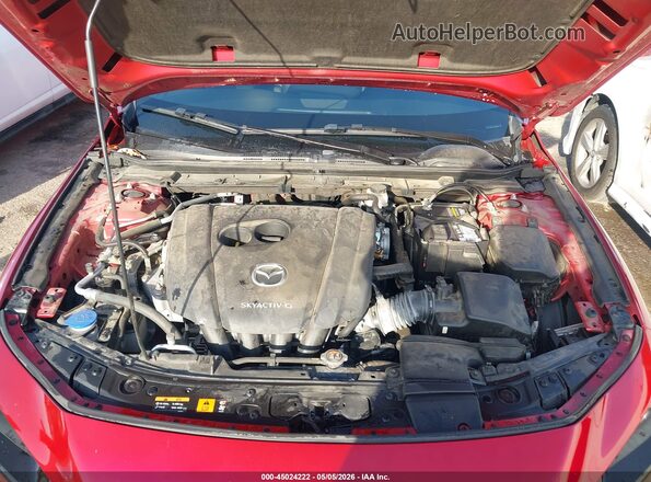 JM1BPAMM6K1137058 2019 MAZDA 3 Red უკანა ხედი