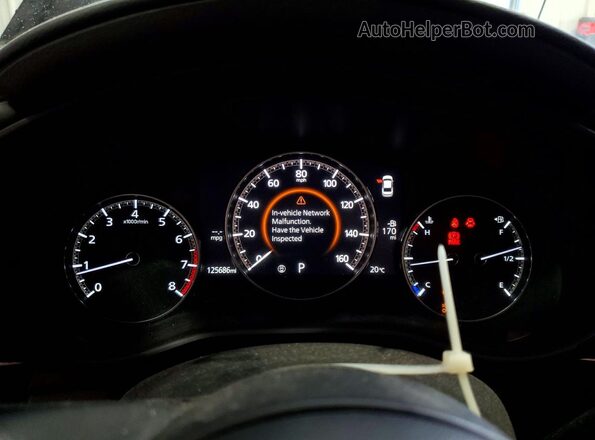 JM1BPBAM7K1147043 2019 MAZDA 3 Black Vista del cuadro de instrumentos