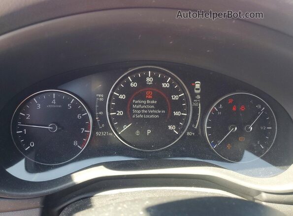 JM1BPBCM4L1148990 2020 MAZDA 3 Red ხელსაწყოთა პანელის ხედი