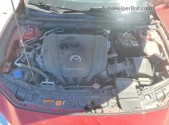 JM1BPBCM4L1148990 2020 MAZDA 3 Red უკანა სალონის ხედი
