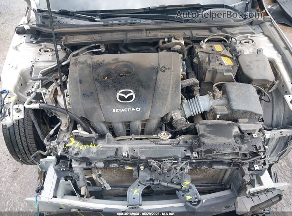JM1BPBLL1N1515192 2022 MAZDA 3 Silver Вид ззаду