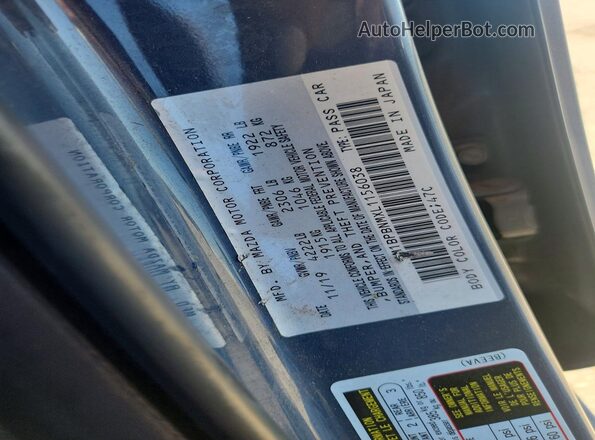 JM1BPBNMXL1156038 2020 MAZDA 3 Gray 