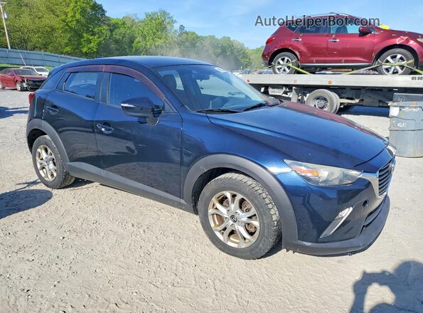 JM1DKBC72G0117444 2016 MAZDA CX-3 Синий Передняя правая четверть