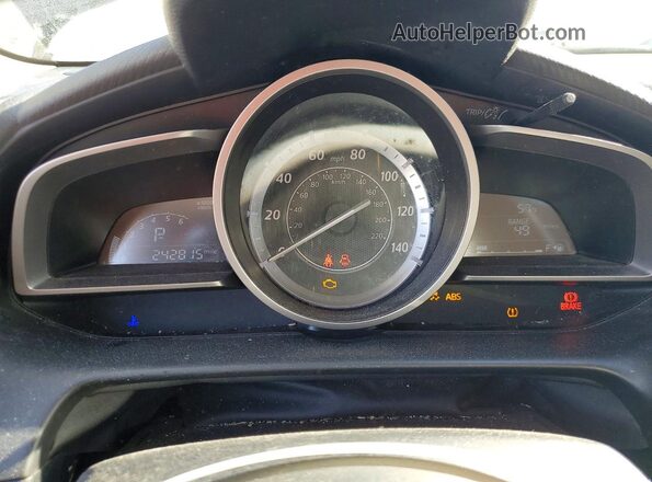 JM1DKBC72G0117444 2016 MAZDA CX-3 Синий Вид щитка приборов
