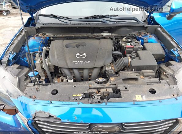JM1DKBD73G0107133 2016 MAZDA CX-3 Blue Rear view
