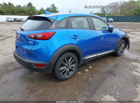 JM1DKBD73G0107133 2016 MAZDA CX-3 Blue Rear right