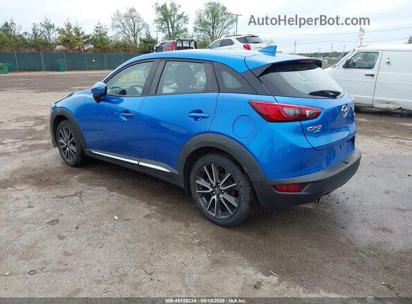 JM1DKBD73G0107133 2016 MAZDA CX-3 Blue Rear left