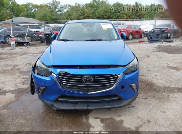 JM1DKBD73G0107133 2016 MAZDA CX-3 Blue Instrument cluster view