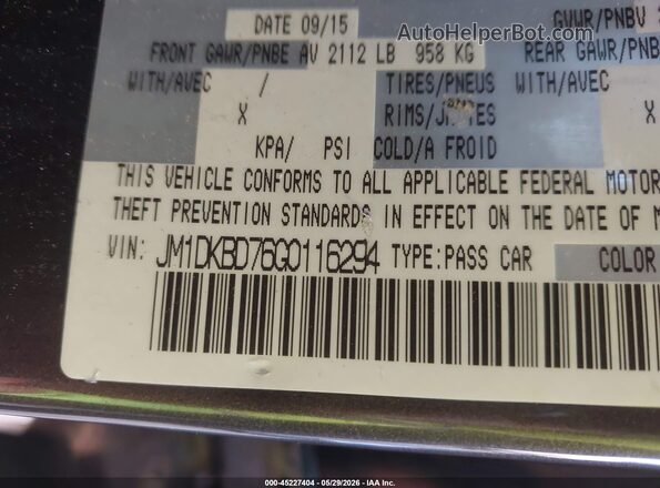 JM1DKBD76G0116294 2016 MAZDA CX-3 Серый Вид подкапотного пространства