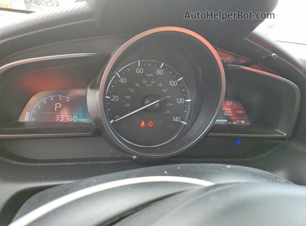 JM1DKDB75K0429599 2019 MAZDA CX-3 Красный Вид щитка приборов