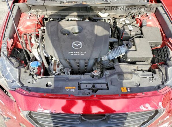 JM1DKDB75K0429599 2019 MAZDA CX-3 Красный Вид задней части салона
