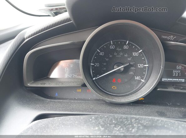 JM1DKDB76J0321748 2018 MAZDA CX-3 White უკანა სავარძლების ხედი
