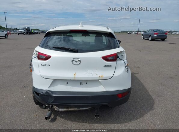 JM1DKDB76J0321748 2018 MAZDA CX-3 White წინა ხედი