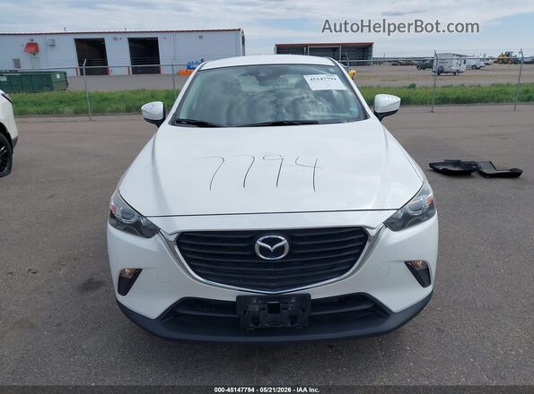 JM1DKDB76J0321748 2018 MAZDA CX-3 White უკანა სალონის ხედი