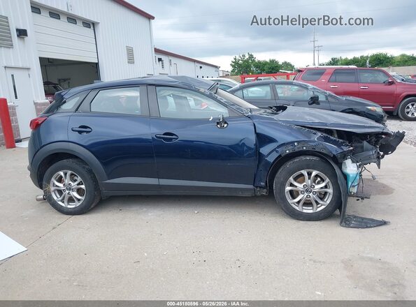 JM1DKDB79H0147992 2017 MAZDA CX-3 Blue Vista del cuadro de instrumentos