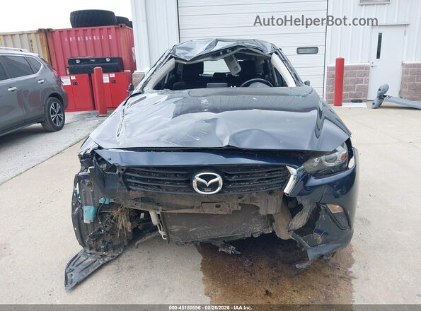 JM1DKDB79H0147992 2017 MAZDA CX-3 Blue Vista del salpicadero