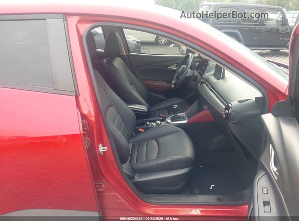 JM1DKDC79H0143486 2017 MAZDA CX-3 Красный Вид салона спереди