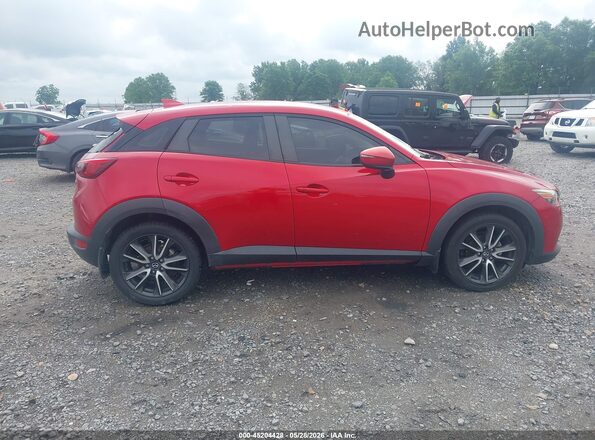 JM1DKDC79H0143486 2017 MAZDA CX-3 Красный Вид задней части салона
