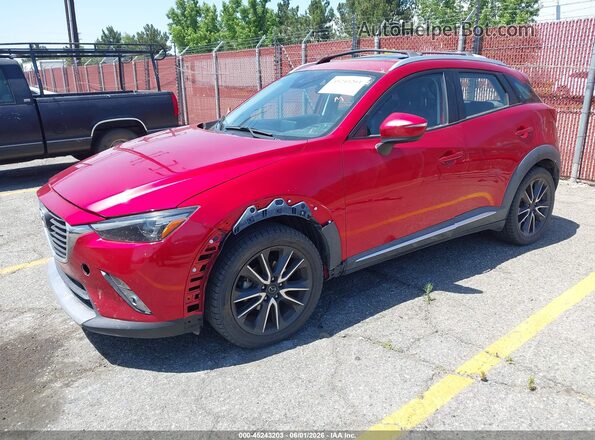 JM1DKDD72J0305804 2018 MAZDA CX-3 Maroon Передня ліва чверть