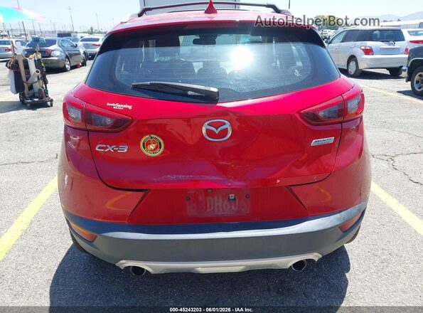 JM1DKDD72J0305804 2018 MAZDA CX-3 Maroon Вид спереду