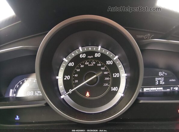 JM1DKFB71G0131957 2016 MAZDA CX-3 White Հետևի նստատեղերի տեսք