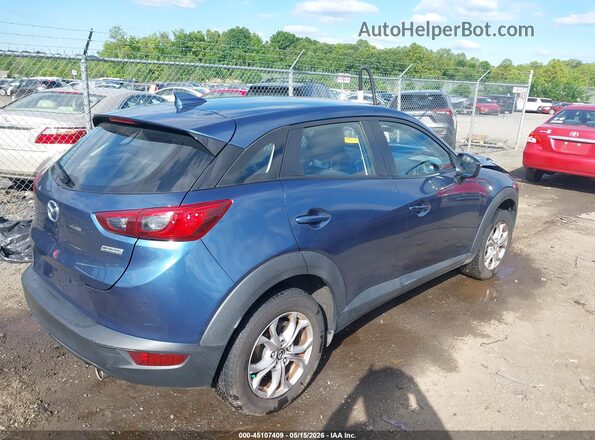 JM1DKFB72K1418937 2019 MAZDA CX-3 Синий Задняя правая четверть
