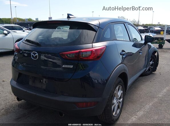 JM1DKFB76H0162333 2017 MAZDA CX-3 Dark Blue Задняя правая четверть