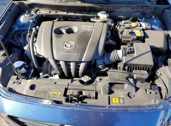 JM1DKFB76M1517389 2021 MAZDA CX-3 Blue Вид задньої частини салону