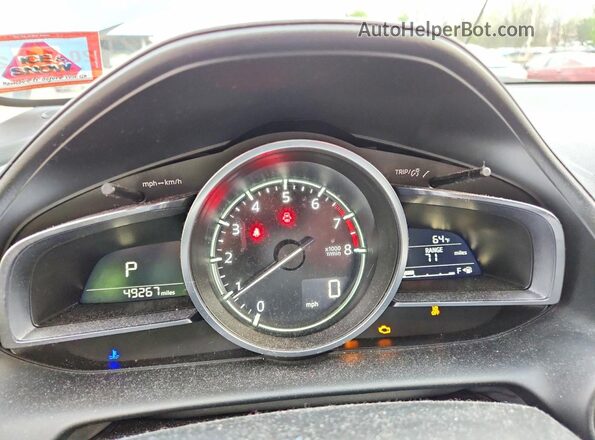 JM1DKFB79L1474200 2020 MAZDA CX-3 Blue Սարքավորումների վահանակի տեսք