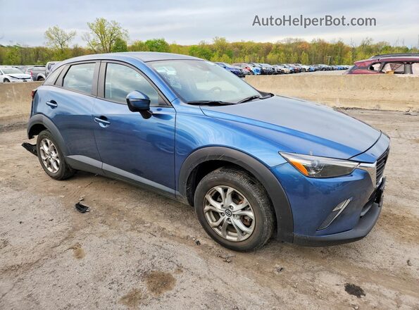 JM1DKFB79L1474200 2020 MAZDA CX-3 Blue Առջևի աջ