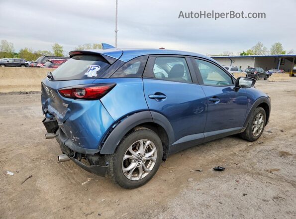 JM1DKFB79L1474200 2020 MAZDA CX-3 Blue Հետևի աջ