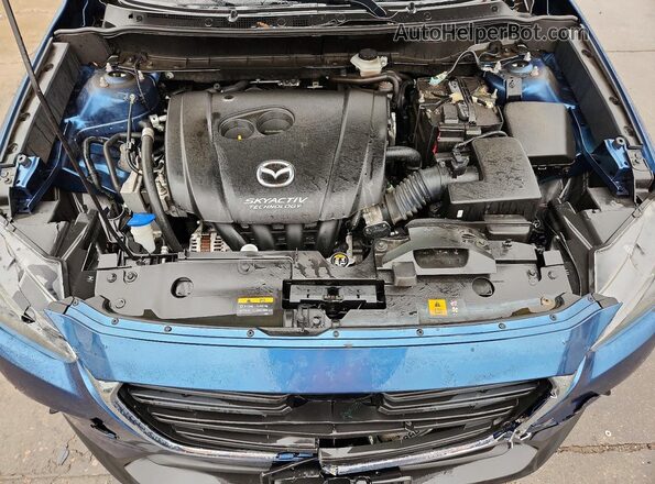 JM1DKFB79L1475105 2020 MAZDA CX-3 Синий Вид подкапотного пространства