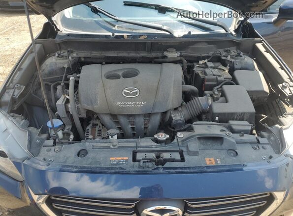 JM1DKFC70K0426412 2019 MAZDA CX-3 Blue Սալոնի հետևի տեսք