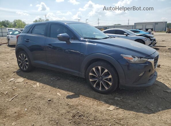 JM1DKFC70K0426412 2019 MAZDA CX-3 Blue Առջևի աջ